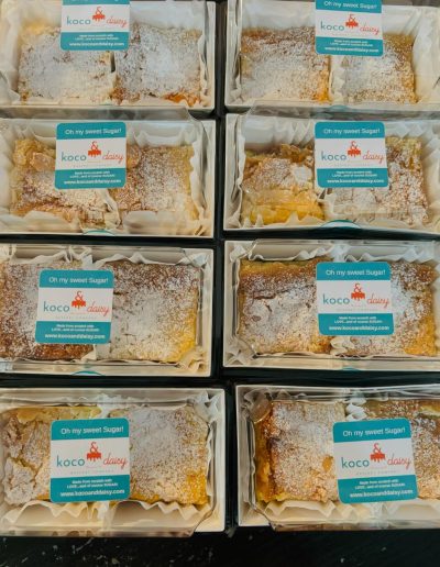 gooey butter cake slices